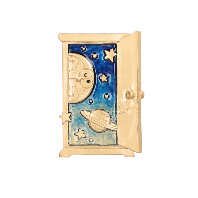 ドラえもん未来デパート限定 パルナートポック ブローチ どこでもドア（C）Fujiko-Pro