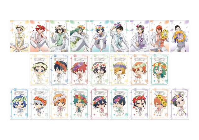 『弱虫ペダル LIMIT BREAK』BIRTHDAY FLOWERシリーズAJ23グッズ　特典ミニカード（C）渡辺航（週刊少年チャンピオン）／弱虫ペダル05製作委員会