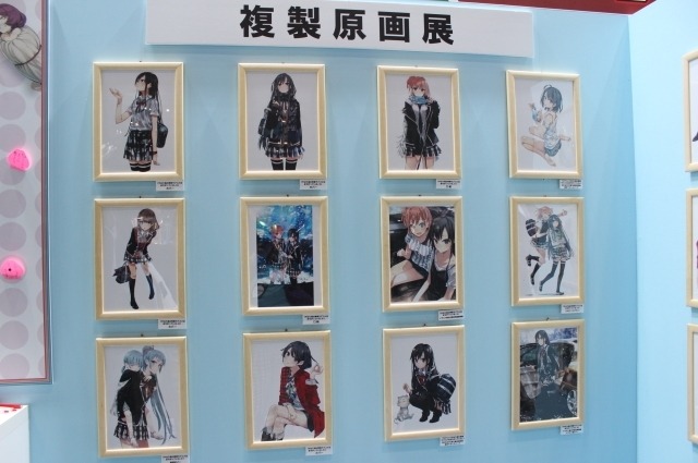小学館ブースに人気マンガの複製原画　アニメ化作品が多数並ぶ@AnimeJapan 2015