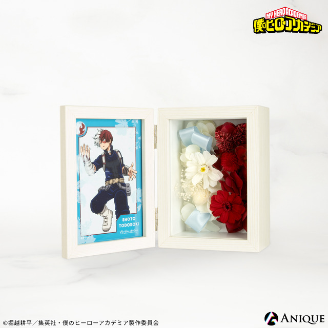 TVアニメ『僕のヒーローアカデミア』 “Flower of Heroes” オリジナルグッズ「轟焦凍 プリザーブドフラワー」（C）堀越耕平／集英社・僕のヒーローアカデミア製作委員会