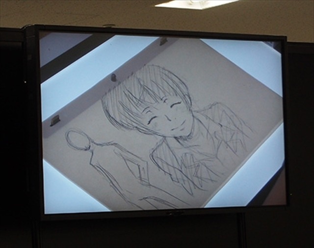 浅野恭司のクリエイター体験講座 受講者は作画監督修正を体験　AnimeJapan 2015