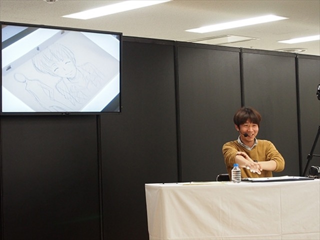 浅野恭司のクリエイター体験講座 受講者は作画監督修正を体験　AnimeJapan 2015