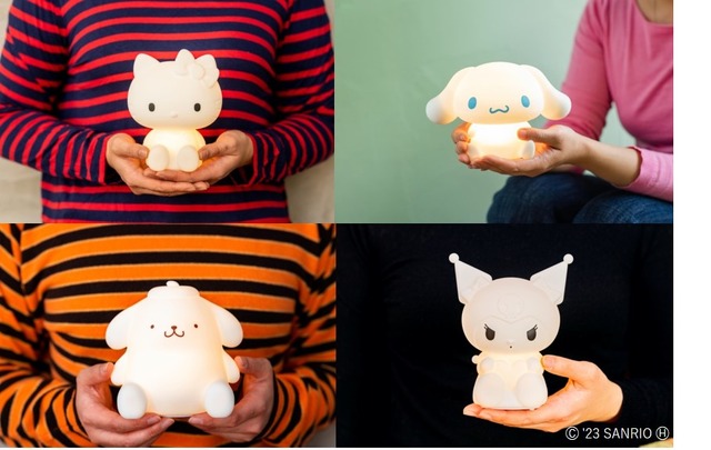 宝島社「お部屋ライト」シリーズからサンリオキャラクターが4種登場（C）2023 SANRIO CO., LTD. APPROVAL NO. L638578