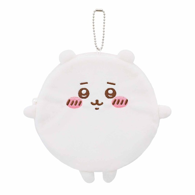 「ちいかわくじ もちっとふわっとコレクション」D賞:まんまるポーチ ちいかわ（C）nagano / chiikawa committee