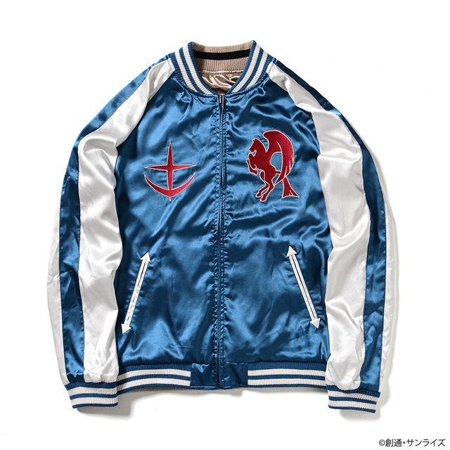 「STRICT-G『機動戦士ガンダム』スカジャン ホワイトベースモデル」（C）創通・サンライズ