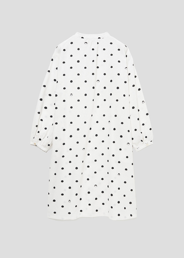 『ちびまる子ちゃん』×「グラニフ」まる子 パターン(ちびまる子ちゃん)｜シャツワンピース（C）さくらプロダクション