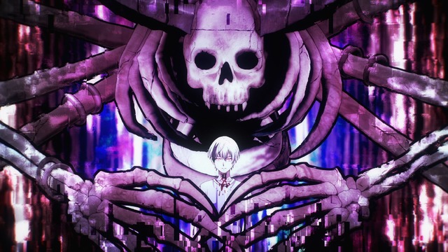 『デッドマウント・デスプレイ』#01「The Reincarnation－転生－」先行場面カット（C）成田良悟・藤原／SQUARE ENIX・「デッドマウント・デスプレイ」制作委員会