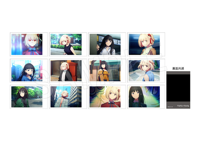 リコリス・リコイル　ポラショットコレクションvol.2(2枚入)（全12種）（C）Spider Lily／アニプレックス・ABCアニメーション・BS11