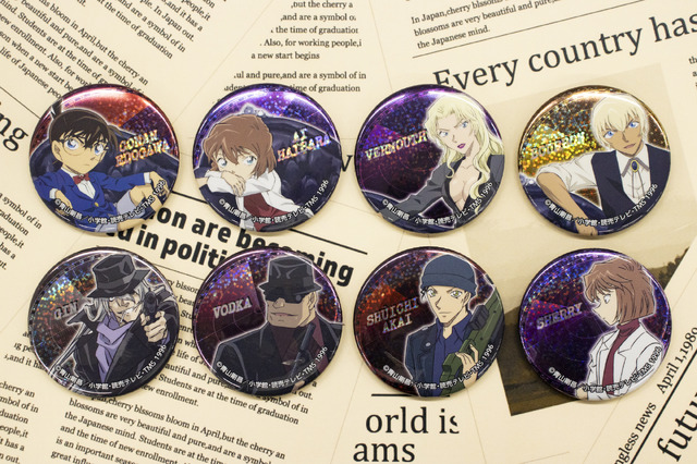 名探偵コナン トレーディングホログラム缶バッジ vol.2(全 8 種) （C）青山剛昌／小学館・読売テレビ・TMS 1996