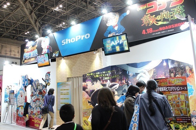 「ドラえもん」に「名探偵コナン」2大キャラクターがお出迎え　ShoProブース