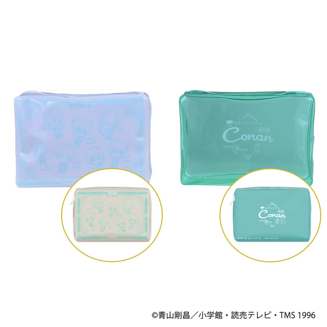I賞 ポーチ（全2種）（C）青山剛昌／小学館（C）青山剛昌／小学館・読売テレビ・TMS 1996（C）2023 青山剛昌／名探偵コナン製作委員会