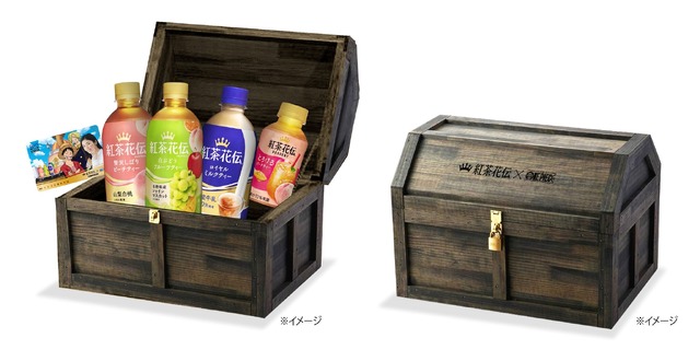 『ワンピース』×「紅茶花伝」「新・紅茶花伝 誕生記念 LIVE 配信 ～小芝風花とルフィ&サンジ 一夜限りの共演!!!～」（C）尾田栄一郎／集英社・フジテレビ・東映アニメーション