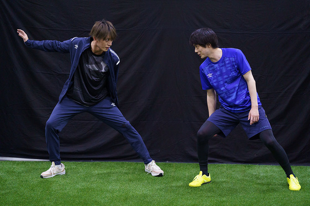 舞台『ブルーロック』稽古囲み風景（C）金城宗幸・ノ村優介・講談社/舞台『ブルーロック』製作委員会