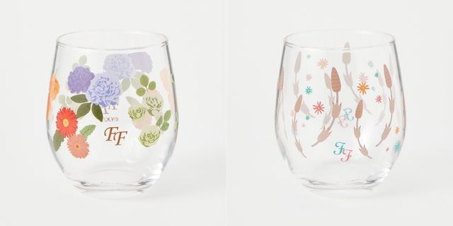 「誕生30周年記念　花より男子展　-Jewelry BOX-」グラス（C）神尾葉子／集英社