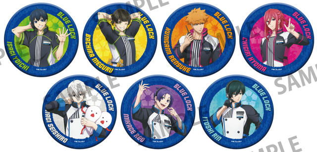 「ブルーロック in JOYPOLIS」トレーディングビッグ缶バッジ（C）金城宗幸・ノ村優介・講談社／「ブルーロック」製作委員会