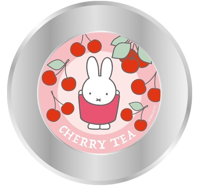 「ミッフィーzakkaフェスタ」チェリー紅茶缶（ティーバック10個入）　Illustrations Dick Bruna（C）copyright Meris bv,1953-2023 www.miffy.com（C）Dick Bruna
