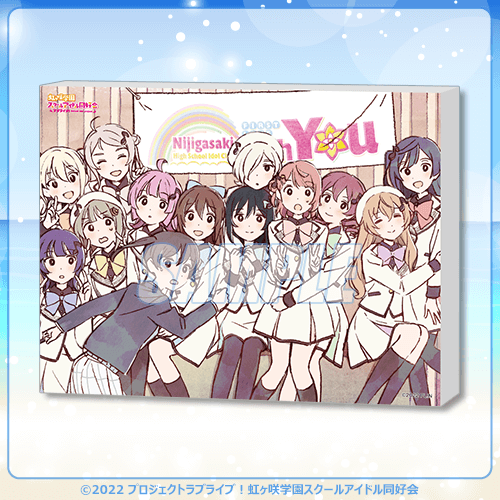 「『ラブライブ！虹ヶ咲学園スクールアイドル同好会』オンラインくじ Ver.LoveLive!Days～ニジガク～」A賞：ミニキャンバスアート（全8種）（C）2022　プロジェクトラブライブ！ 虹ヶ咲学園スクールアイドル同好会
