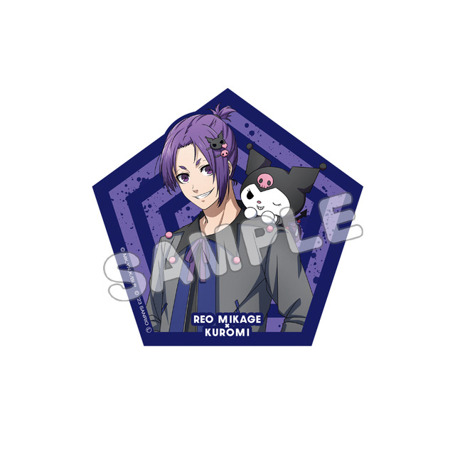 「ブルーロック×サンリオキャラクターズ」ステッカー（C）金城宗幸・ノ村優介・講談社／「ブルーロック」製作委員会（C）2023 SANRIO CO.,LTD.（L）