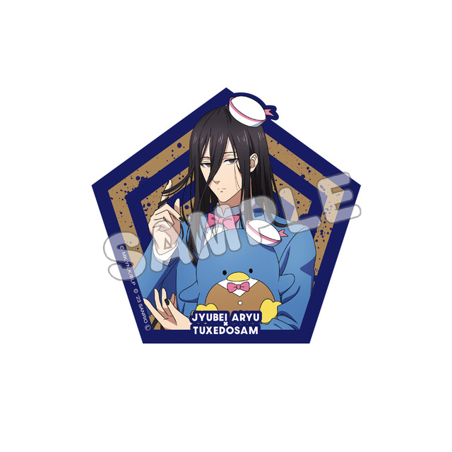 「ブルーロック×サンリオキャラクターズ」ステッカー（C）金城宗幸・ノ村優介・講談社／「ブルーロック」製作委員会（C）2023 SANRIO CO.,LTD.（L）