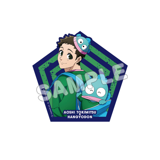 「ブルーロック×サンリオキャラクターズ」ステッカー（C）金城宗幸・ノ村優介・講談社／「ブルーロック」製作委員会（C）2023 SANRIO CO.,LTD.（L）