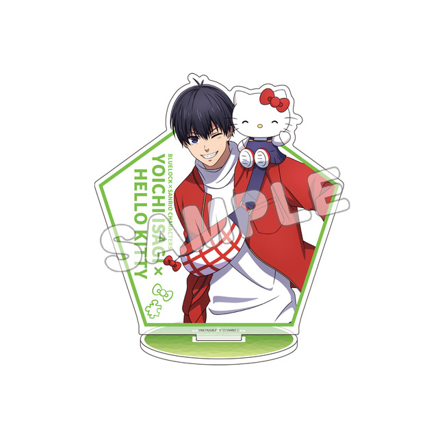 「ブルーロック×サンリオキャラクターズ」NEWキャラアクリルフィギュア（C）金城宗幸・ノ村優介・講談社／「ブルーロック」製作委員会（C）2023 SANRIO CO.,LTD.（L）