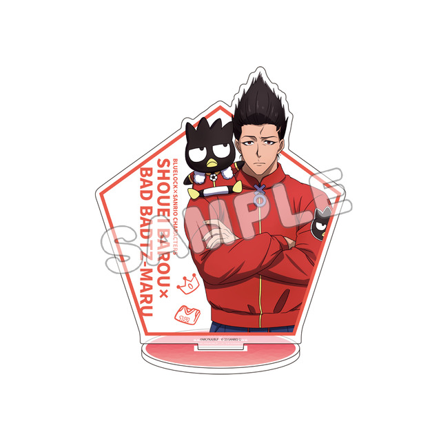 「ブルーロック×サンリオキャラクターズ」NEWキャラアクリルフィギュア（C）金城宗幸・ノ村優介・講談社／「ブルーロック」製作委員会（C）2023 SANRIO CO.,LTD.（L）