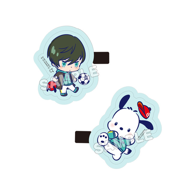 「ブルーロック×サンリオキャラクターズ」ヘアクリップ（C）金城宗幸・ノ村優介・講談社／「ブルーロック」製作委員会（C）2023 SANRIO CO.,LTD.（L）