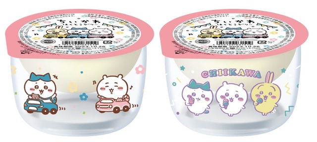 「ちいかわ グラスボウル＆白桃ゼリー」（C）nagano / chiikawa committee