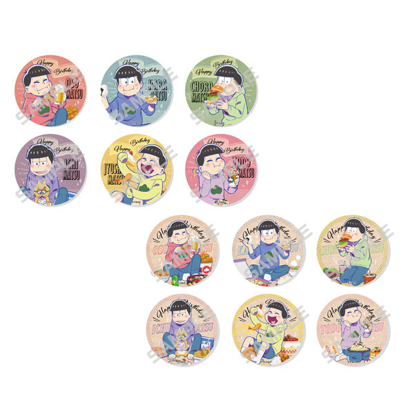 『おそ松さん』おそ松バースデー　缶バッチ（C）赤塚不二夫／おそ松さん製作委員