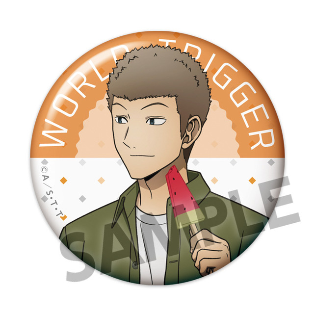 ワールドトリガー 描き下ろしトレーディング缶バッジ 日常 ver. vol.3（C）葦原大介／集英社・テレビ朝日・東映アニメーション