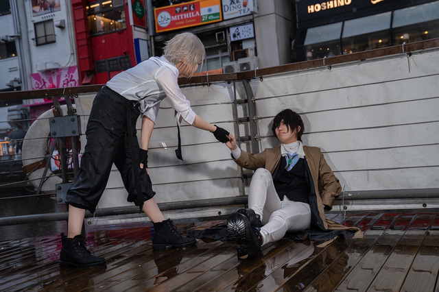 太宰治、中島敦『文豪ストレイドッグス』／渫瀬よみ（@yomi_cosplay）、美弥（@VXwf6）