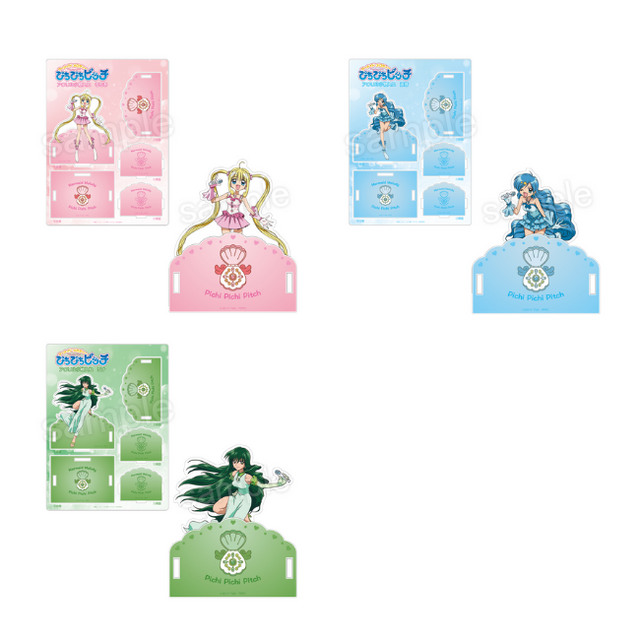 アクリル小物入れ （全3種）：各￥2,640（税込）（C）講談社・フリュー・テレビ愛知／ぴちぴちピッチ製作委員会