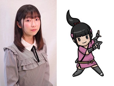 『クリプトニンジャ咲耶』咲耶：堀本凪沙（C）CryptoAnime Labs/「クリプトニンジャ咲耶」製作委員会