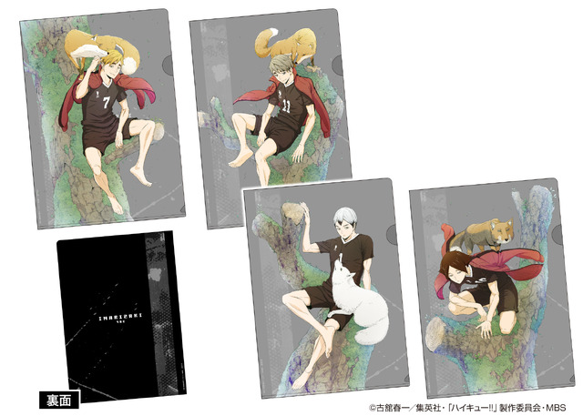 クリアファイル 全4種(C)古舘春一／集英社・「ハイキュー!!」製作委員会・MBS