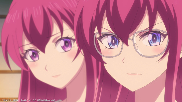 『女神のカフェテラス』第10話「桜花と橘花」先行場面カット（C）瀬尾公治・講談社／「女神のカフェテラス」製作委員会・MBS