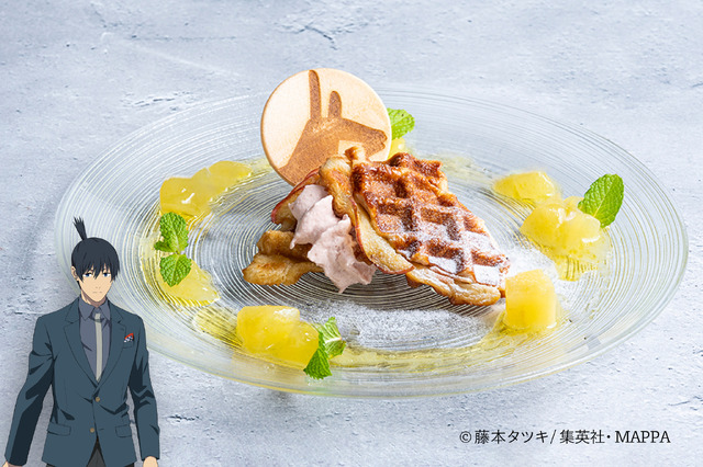 『早川アキ』のクロワッサンワッフル ～アップル”コン”ポート添え（C）藤本タツキ／集英社・ＭＡＰＰＡ