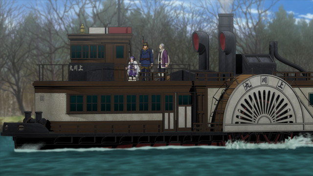 『ゴールデンカムイ』第四十七話「蒸気船」（C）野田サトル／集英社・ゴールデンカムイ製作委員会