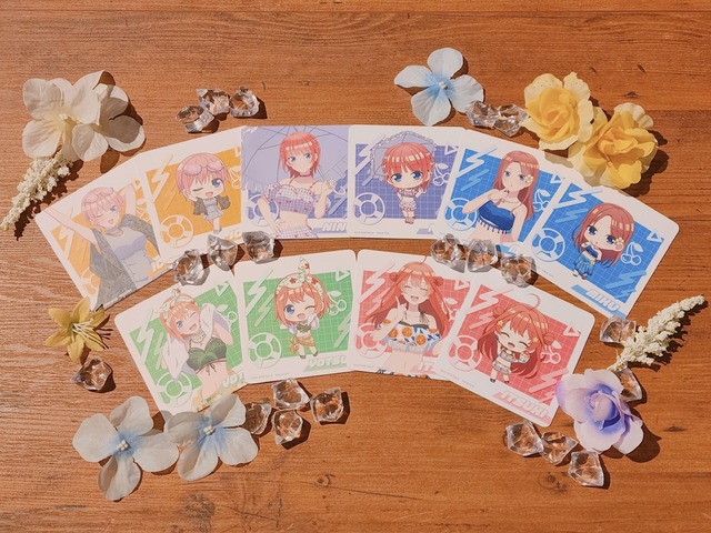 「映画『五等分の花嫁』 ～Sweet Memories～」コースター(全10種)（C）春場ねぎ・講談社／映画「五等分の花嫁」製作委員会