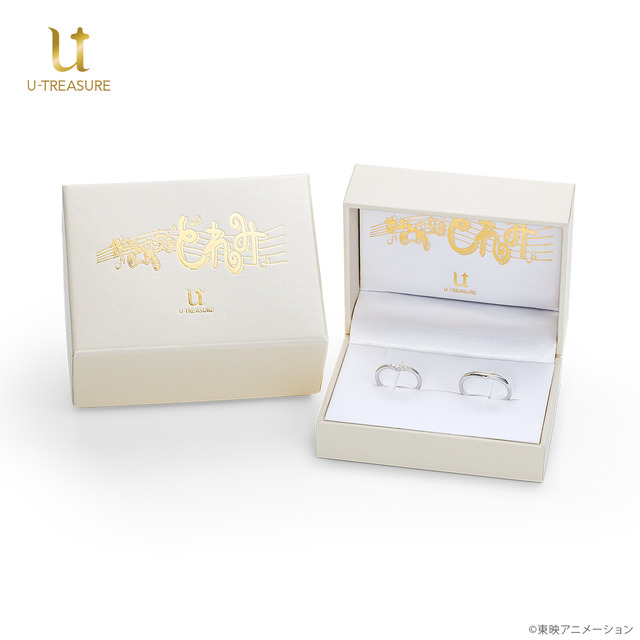 『おジャ魔女どれみ』×「ユートレジャー」マリッジリング（石無し）（C）東映アニメーション