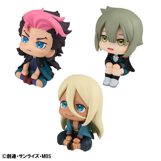 「るかっぷ 『機動戦士ガンダム 水星の魔女』グエル＆エラン（強化人士5号）＆シャディク セット【限定座布団付き】」13,860円（税込）（C）創通・サンライズ・MBS