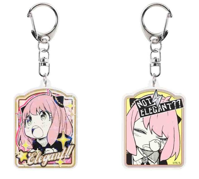 「SPY×FAMILY展」エレガント！！ｏｒノットエレガントアクリルキーホルダーコレクション（全8種／ランダム1種入り）各880円（税込）（C）遠藤達哉／集英社