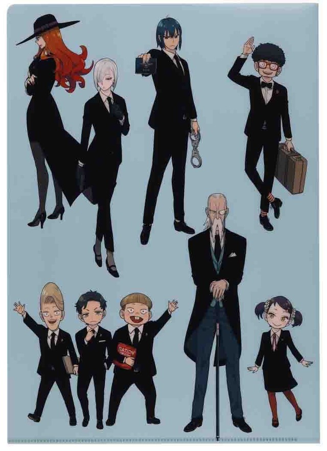 「SPY×FAMILY展」描きおろしキャラクターイラストクリアファイル（裏）440円（税込）（C）遠藤達哉／集英社