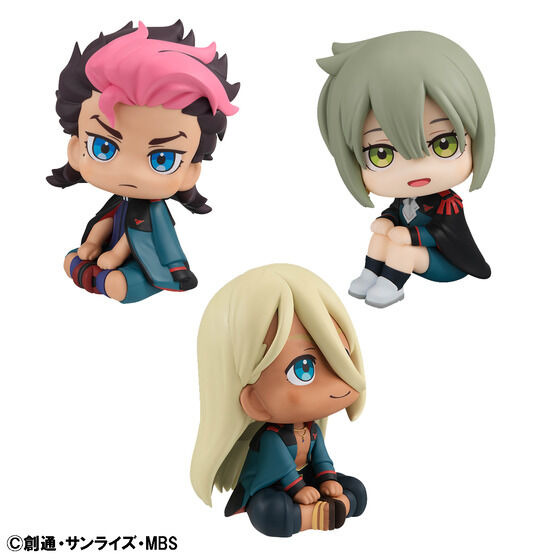 「るかっぷ 『機動戦士ガンダム 水星の魔女』グエル＆エラン（強化人士5号）＆シャディク セット【限定座布団付き】」13,860円（税込）（C）創通・サンライズ・MBS