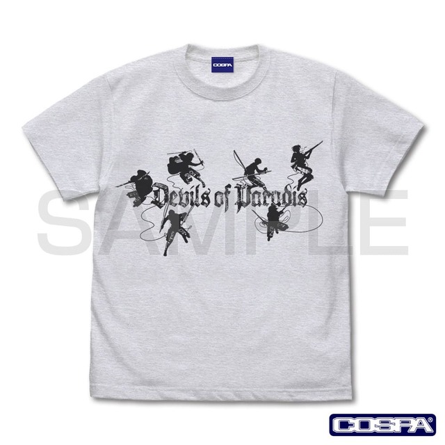 「パラディ島の悪魔 Tシャツ」3,300円（税込）（C）諫山創・講談社／「進撃の巨人」The Final Season製作委員会