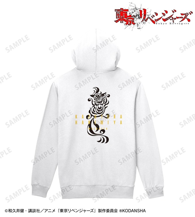 「タトゥーデザインバックプリントジップパーカー」6,578円（税込）（C）和久井健・講談社／アニメ「東京リベンジャーズ」製作委員会（R）KODANSHA