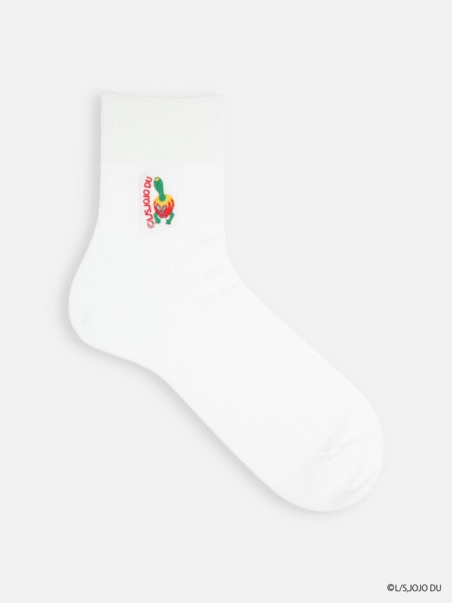 『ジョジョの奇妙な冒険　ダイヤモンドは砕けない』×Tabioコラボ刺繍ソックス「パール･ジャム（トニオ・トラサルディー）メンズ」（C）LUCKY LAND COMMUNICATIONS/集英社・ジョジョの奇妙な冒険DU製作委員会