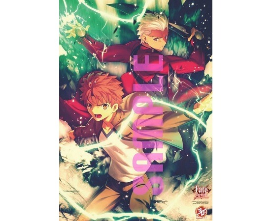 Fate/stay night 10色刷り額装イラスト 武内崇バージョン