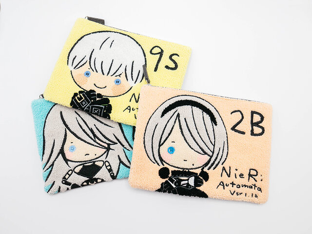 『NieR:Automata Ver1.1a』より、新グッズが続々登場！青い瞳＆太ももが映える「2B」フィギュアやポーチなど全16種