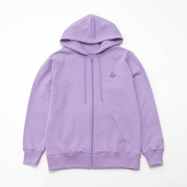 『名探偵コナン』安室透×古谷徹コラボレーションアイテム ジップアップパーカー_ラベンダー（C）青山剛昌／小学館・読売テレビ・TMS 1996