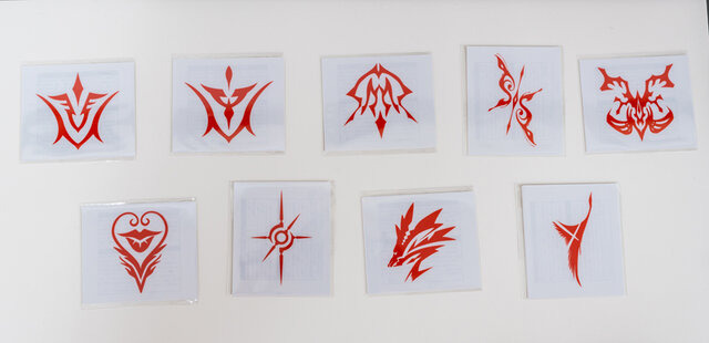 【縁日エリア】令呪シール9種